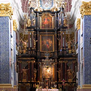 Swieta Lipka. Wnętrze Bazyliki.